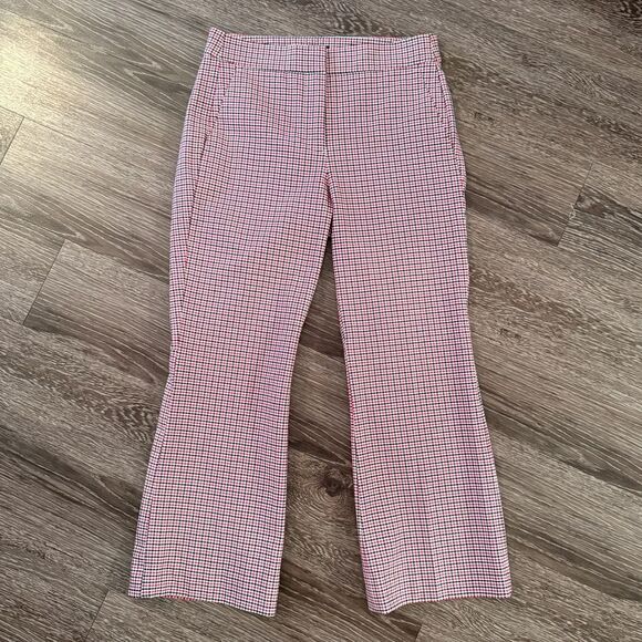 J. Crew Hayden kickout crop pant in plaid New - Picture 1 of 8